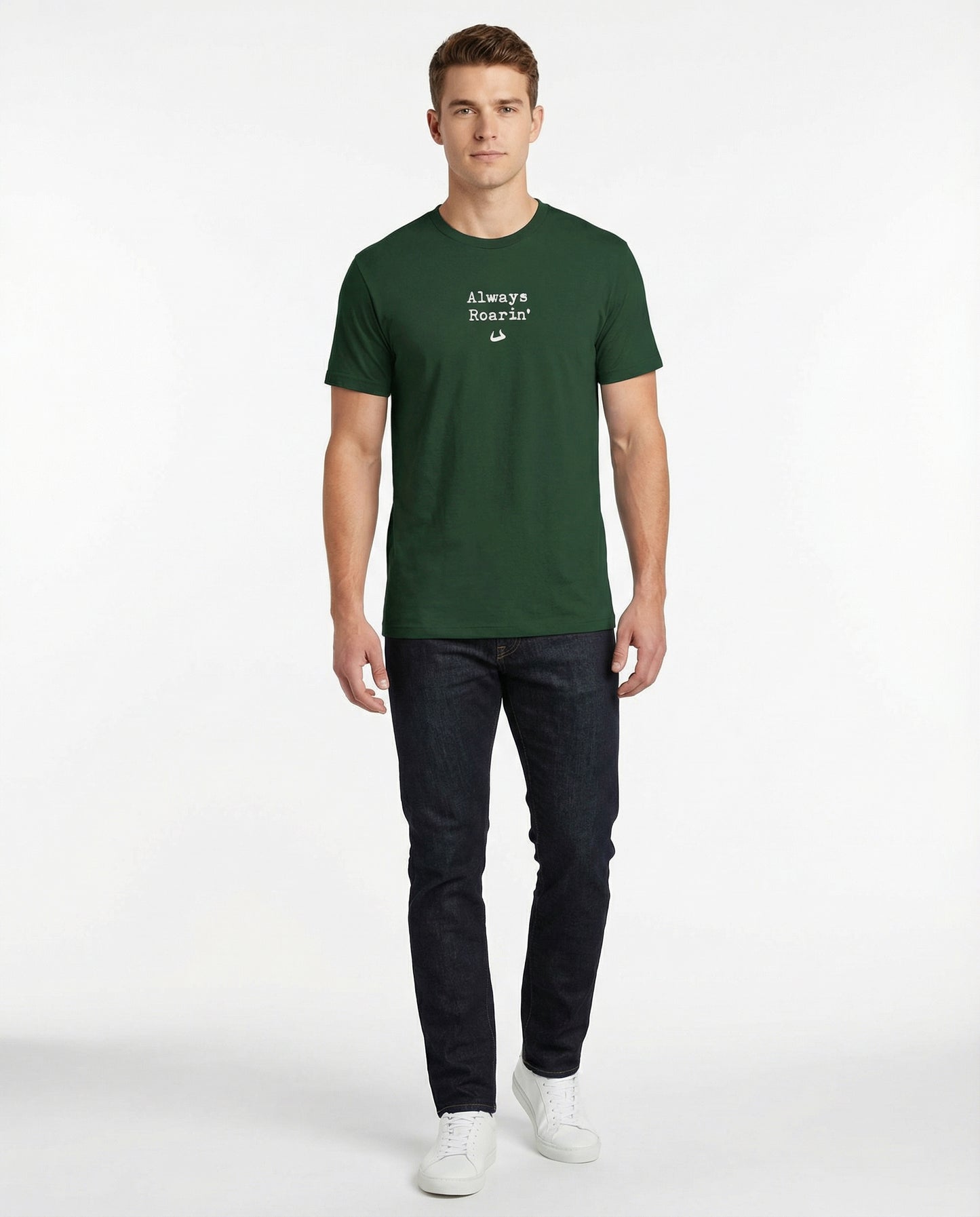 Always Roaring - Green Graphic Tee Adult Unisex | Bull