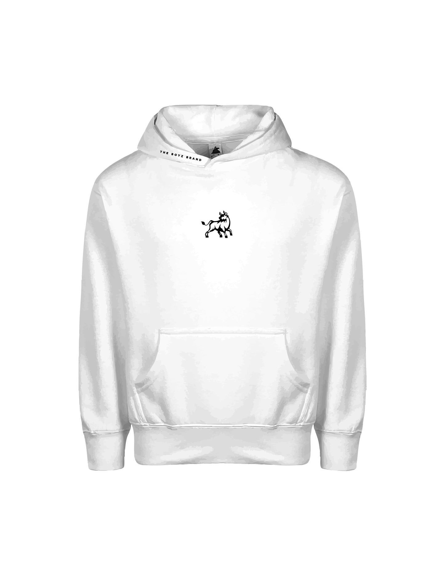Bull - White Graphic Hoodie Youth Unisex | The Boyz Brand