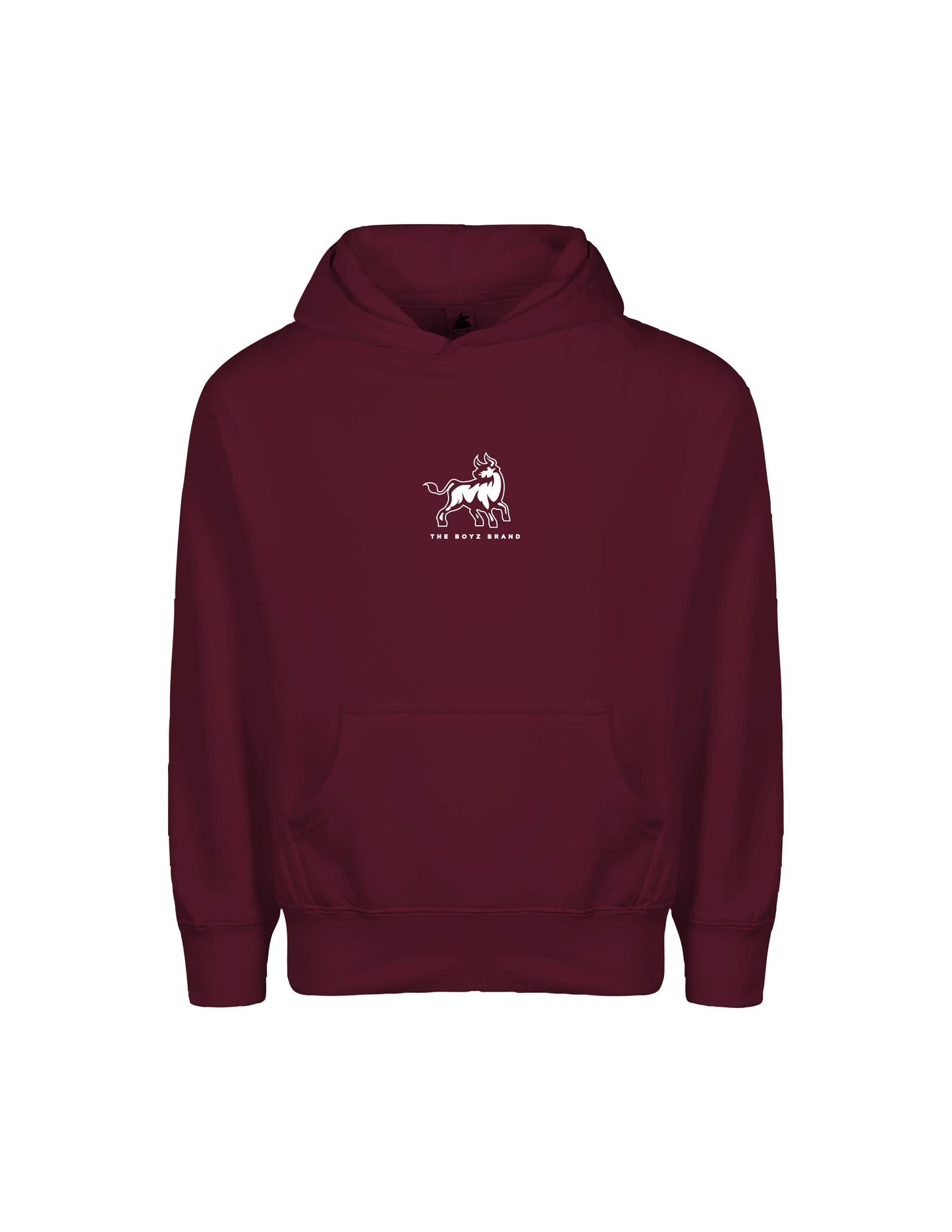Bull - Maroon Graphic Hoodie Youth Unisex | The Boyz Brand