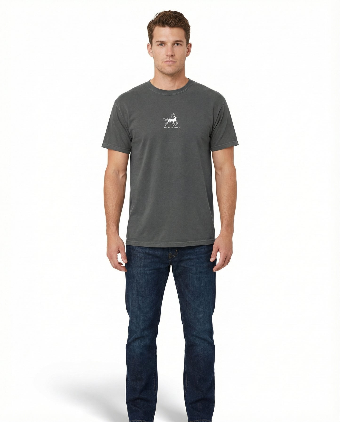 Bull - Gray Graphic Tee Adult Unisex | The Boyz Brand