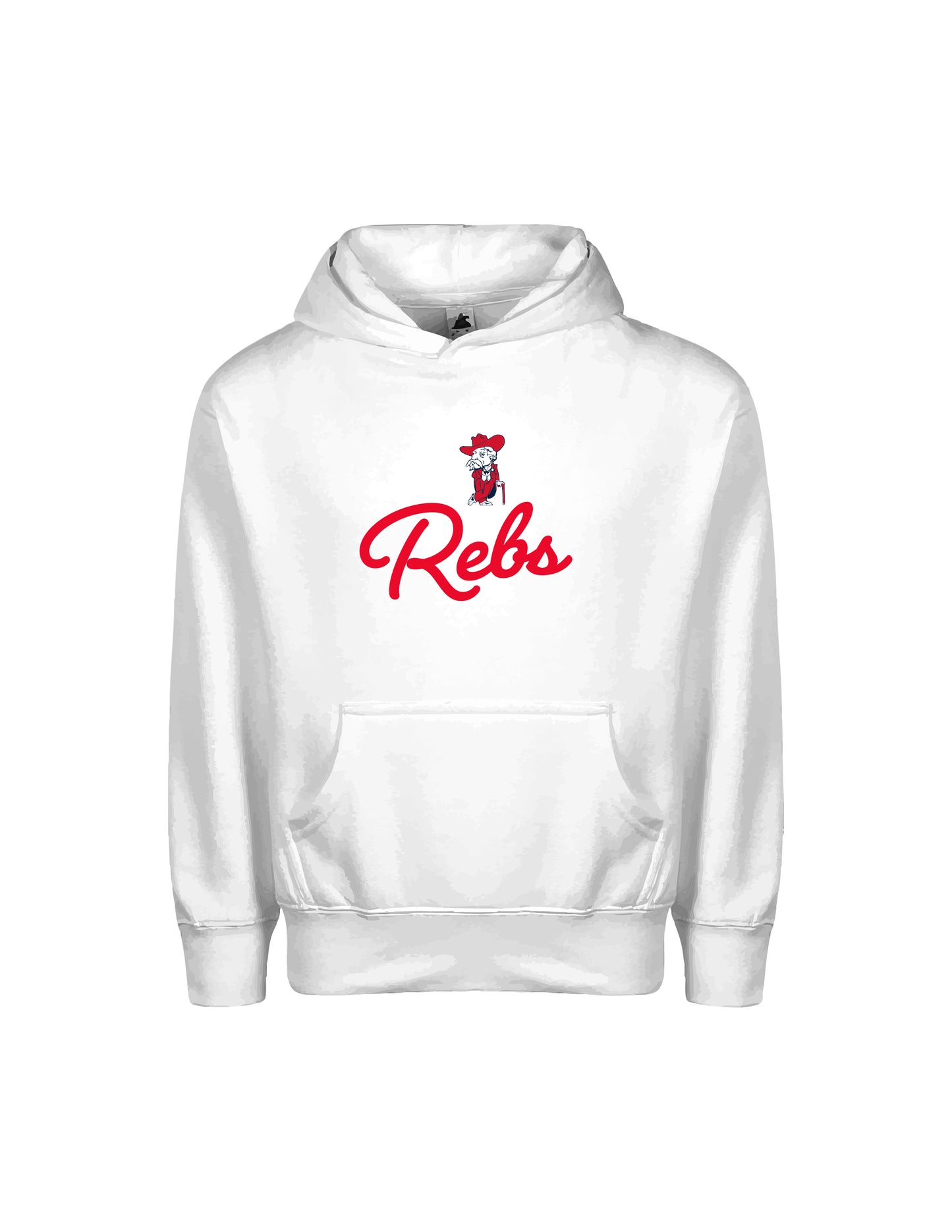 Col Reb Rebs - White Graphic Hoodie Youth Unisex | SIP Boyz