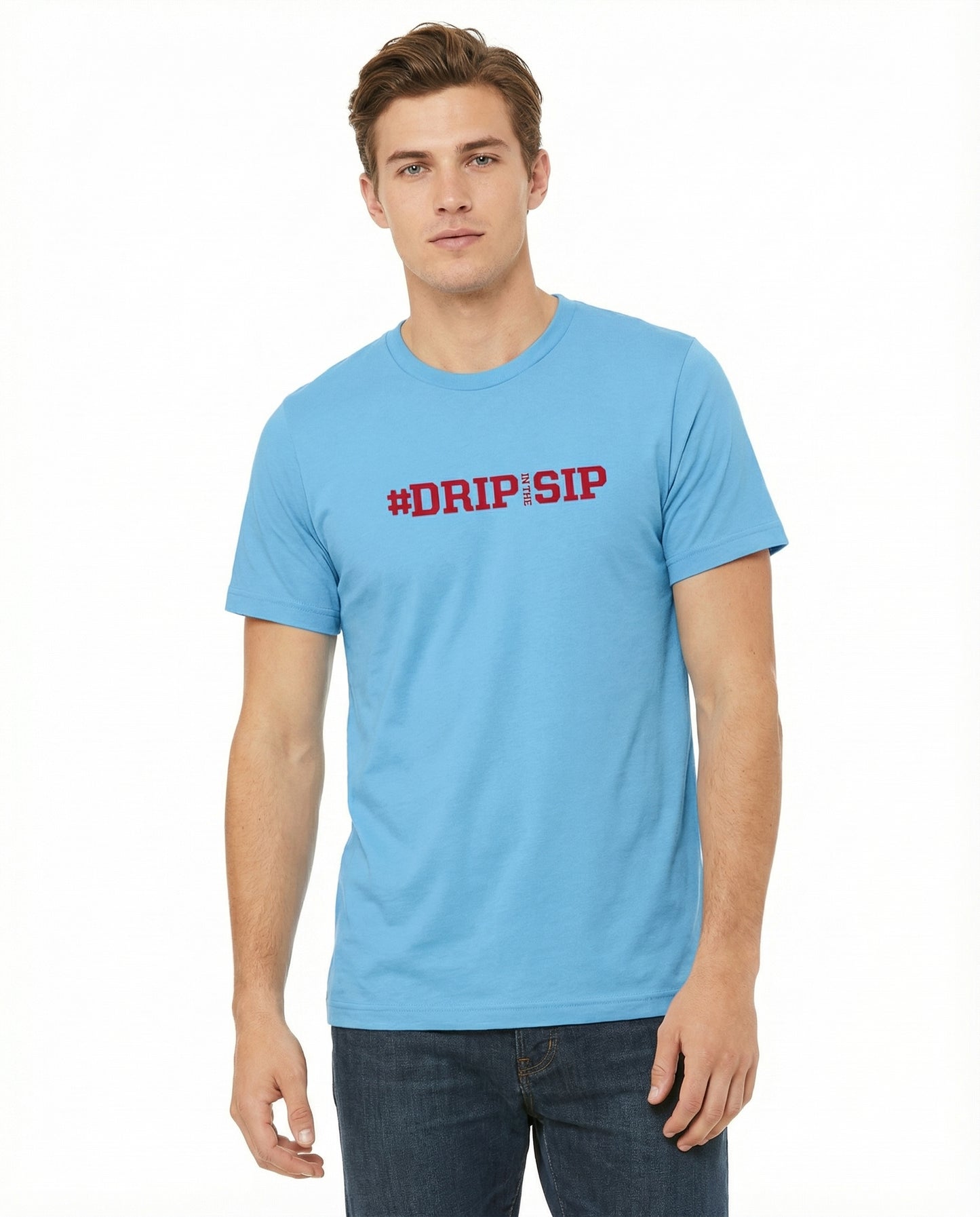 #Dripinthesip - Blue Graphic Tee Adult Unisex | SIP Boyz