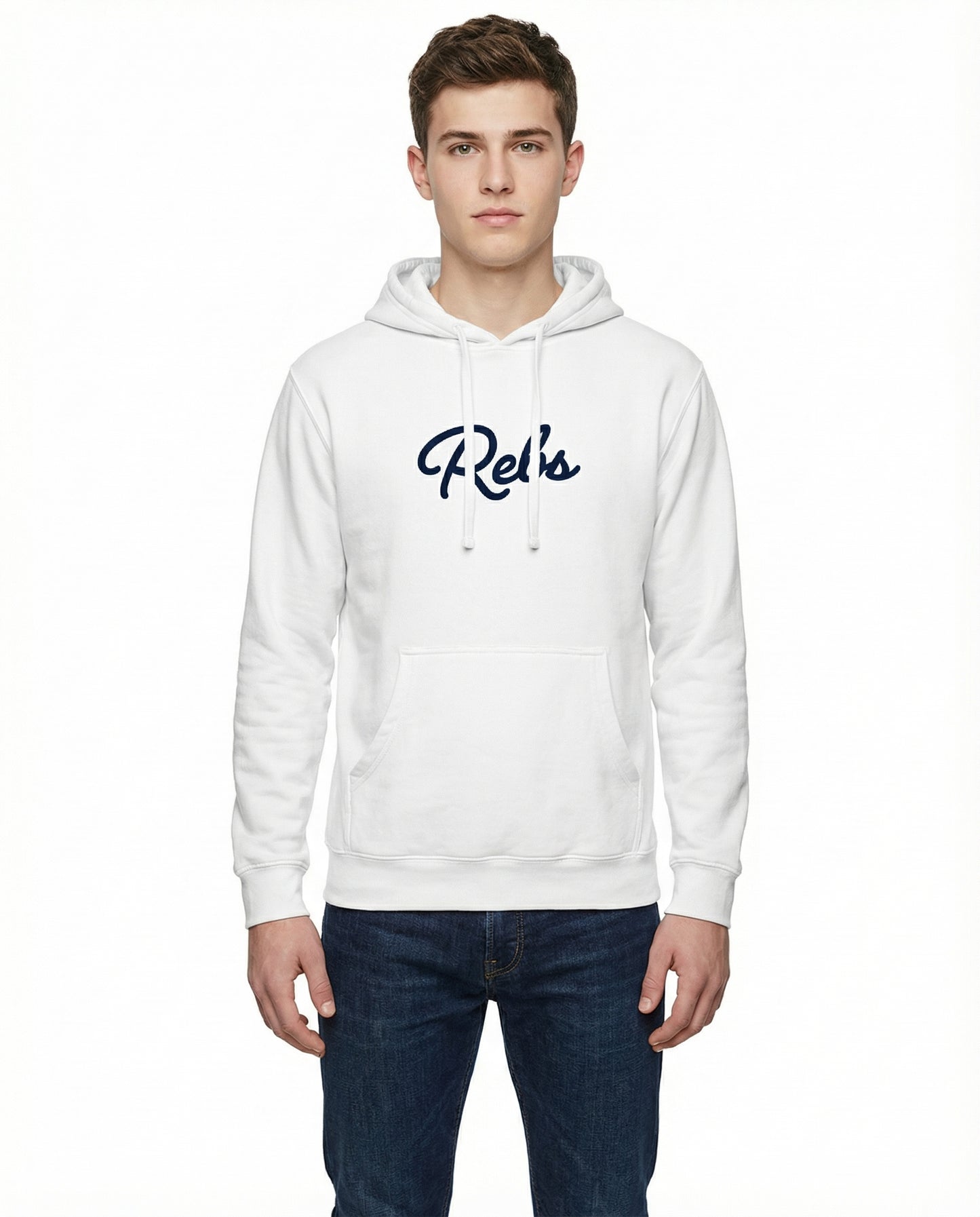 Rebs - White Graphic Hoodie Adult Unisex | SIP Boyz