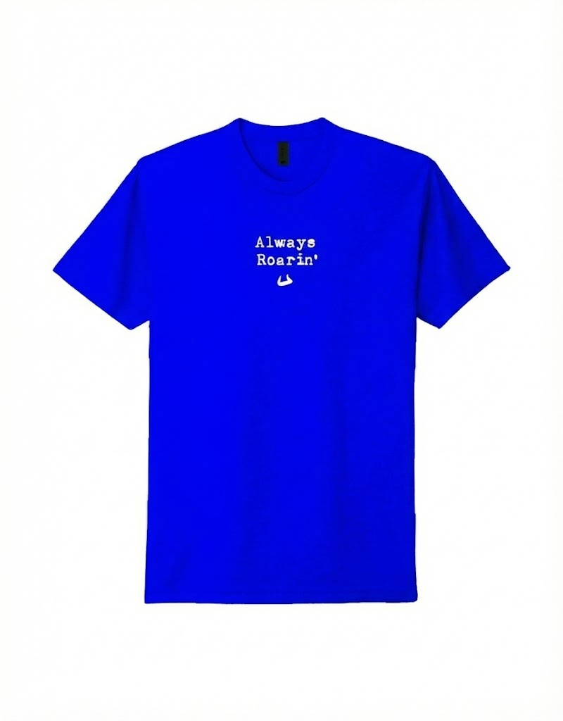 Always Roaring - Blue Graphic Tee Adult Unisex | Bull