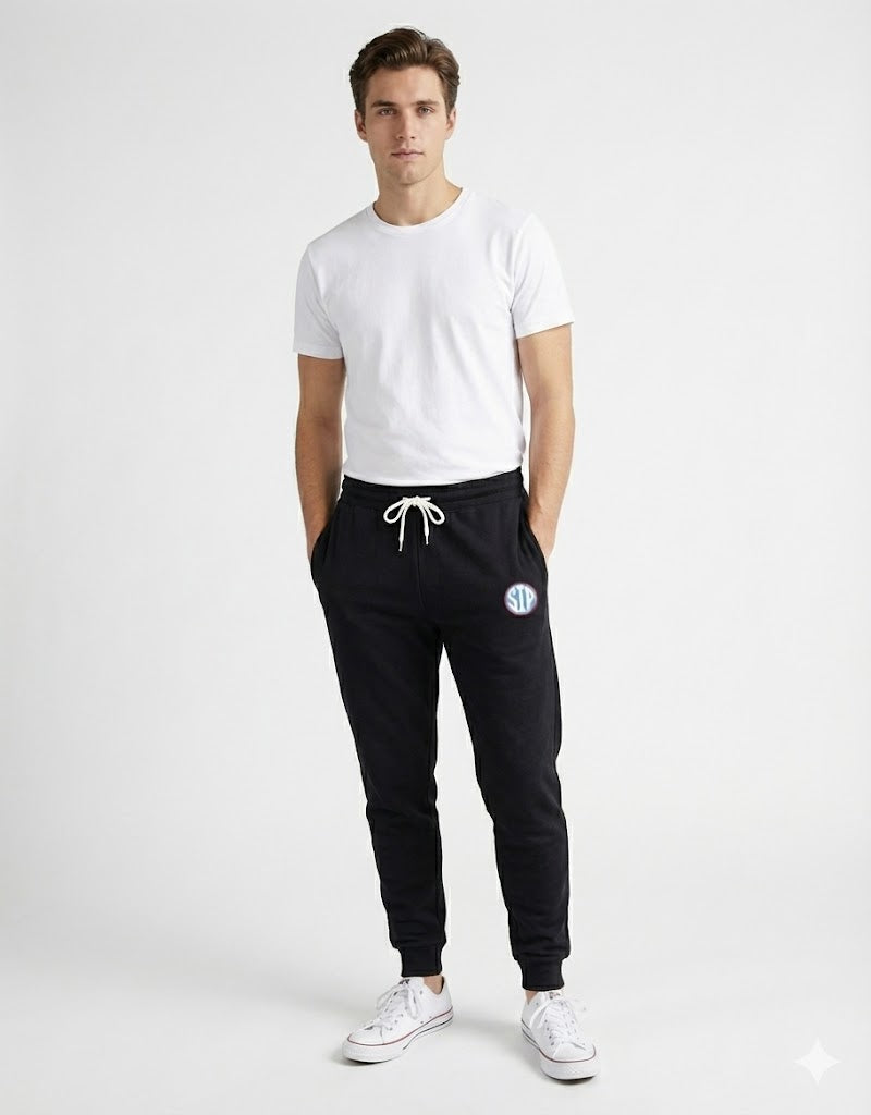 Circle Sip - Black Joggers Adult Unisex | SIP Boyz