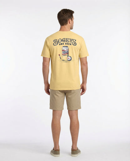 Bogeys and Beer - Yellow Graphic Tee Adult Unisex | Bull