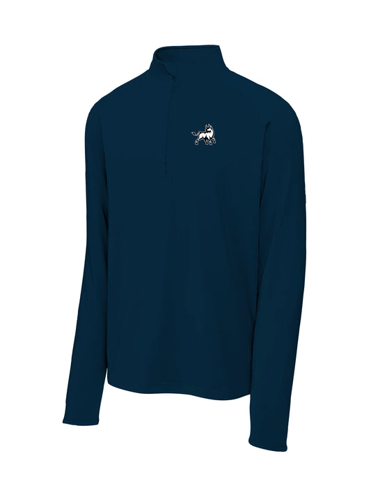 Bull Body - Blue Performance Quarter Zip Adult Unisex | SIP Boyz