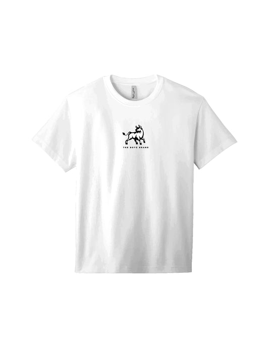 Bull - White Graphic Tee Youth Unisex | The Boyz Brand