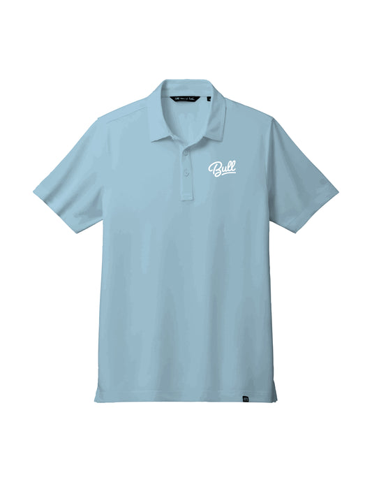 Bull Script - Performance Collard Tee Adult Unisex | Bull