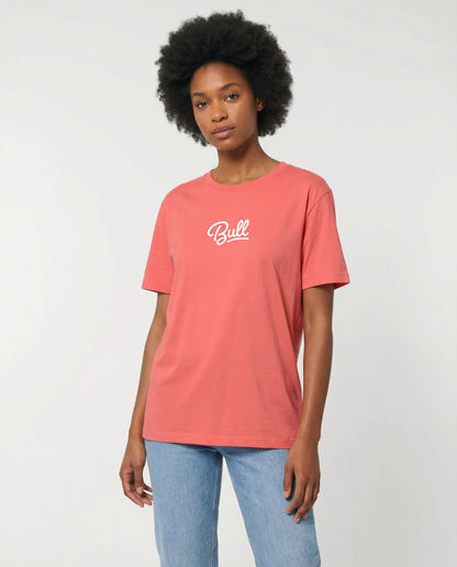 Bull Script - Coral Graphic Tee Adult Unisex | Bull