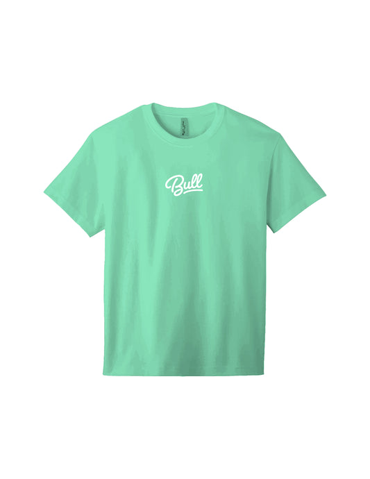 Bull Script - Mint Graphic Tee Adult Unisex | Bull