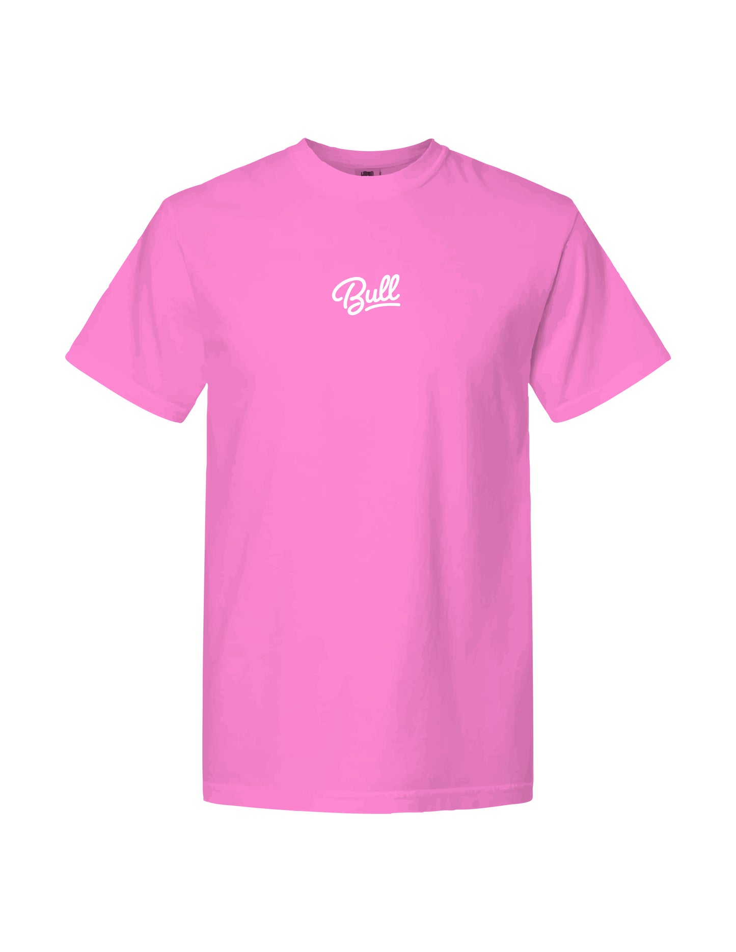 Bull Script - Pink Graphic Tee Adult Unisex | Bull