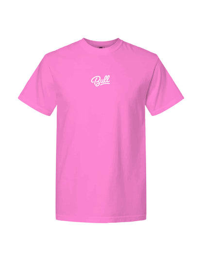 Bull Script - Pink Graphic Tee Adult Unisex | Bull