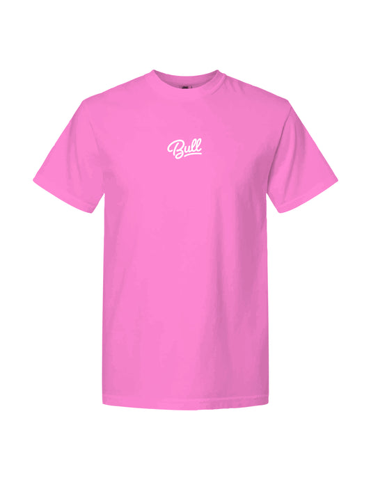 Bull Script - Pink Graphic Tee Adult Unisex | Bull