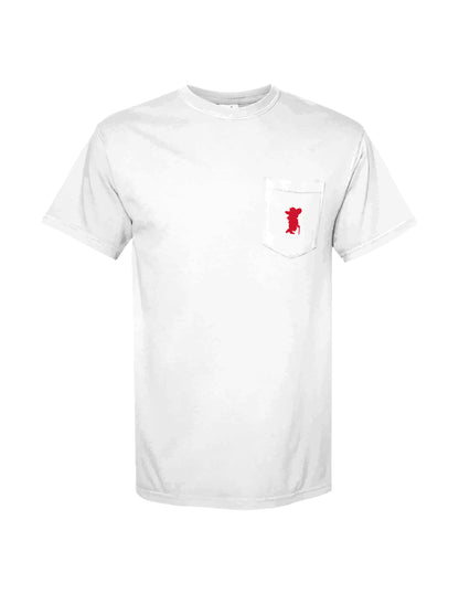 Come to the SIP - White Graphic Front Pocket Tee Adult Unisex | SIP Boyz