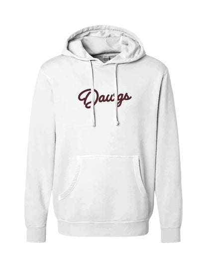 Dawgs - White Graphic Hoodie Adult Unisex | SIP Boyz