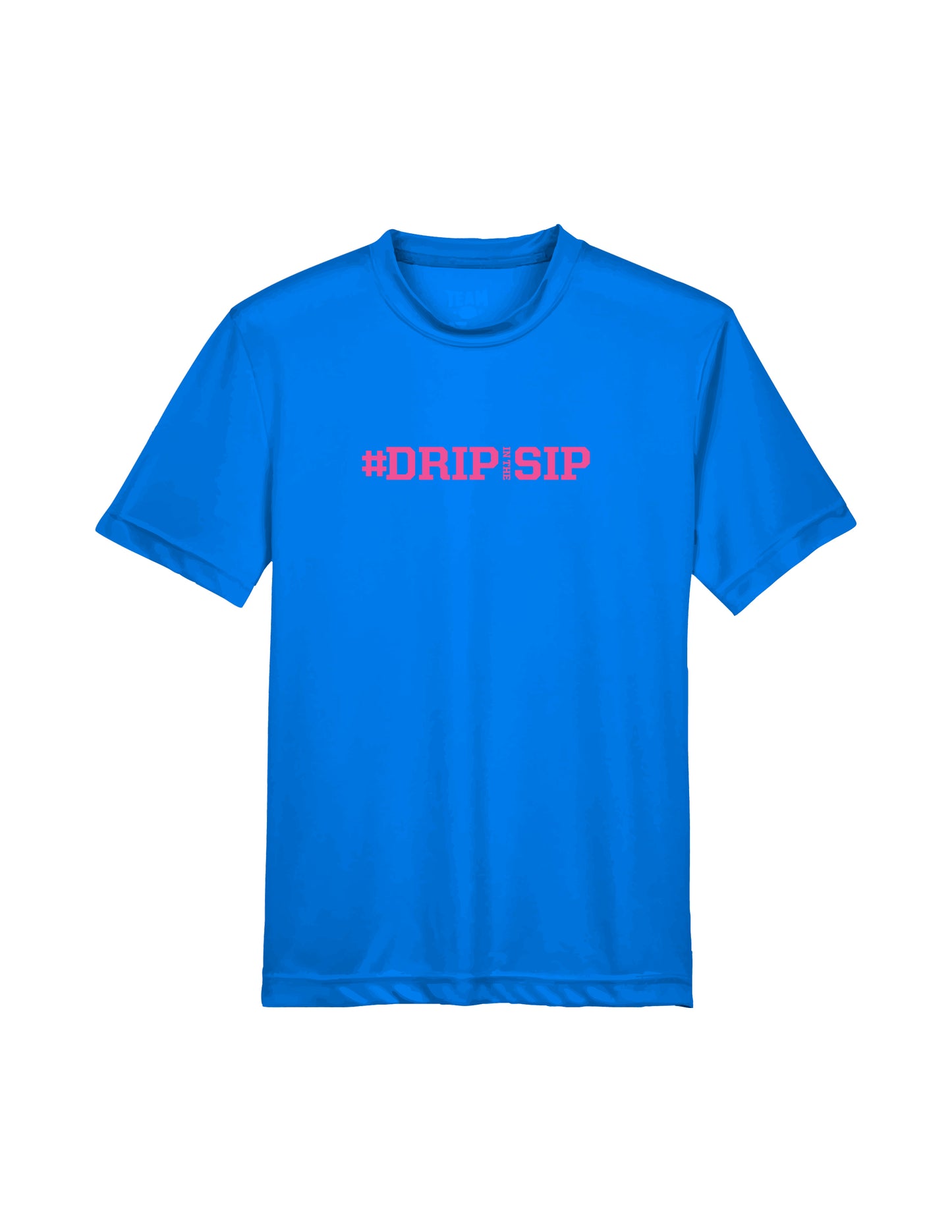 #Dripinthesip - Blue Graphic Dri Fit Tee Youth Unisex | SIP Boyz