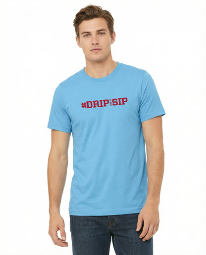 #Dripinthesip - Blue Graphic Tee Adult Unisex | SIP Boyz