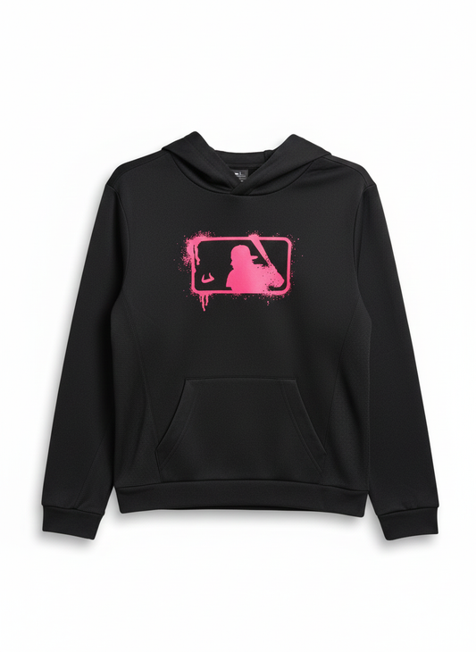 Bull Baseball - black Graphic dry fit Hoodie Youth Unisex | SIP Boyz