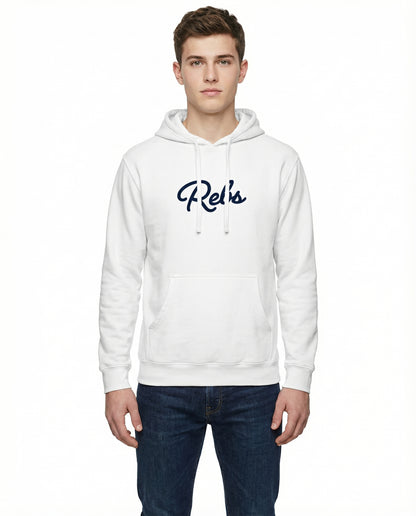 Rebs - White Graphic Hoodie Adult Unisex | SIP Boyz