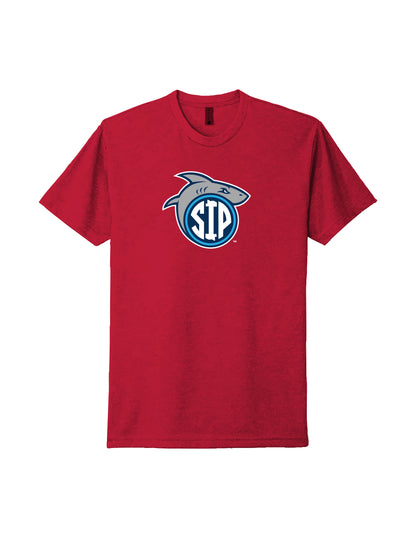 SIP Shark - Red Graphic Tee Adult Unisex | SIP Boyz
