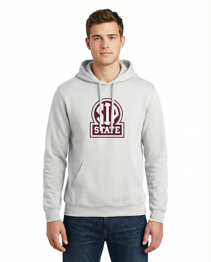 SIP State - White Graphic Hoodie Adult Unisex | SIP Boyz