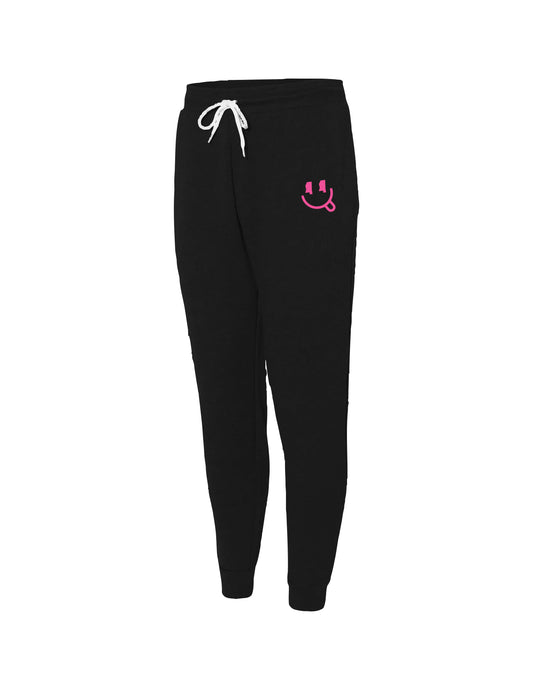 Smile -  Black Joggers Adult Unisex | SIP Boyz