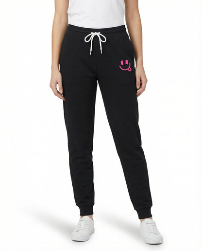 Smile -  Black Joggers Adult Unisex | SIP Boyz