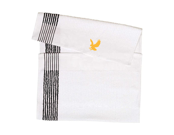 South Mississippi Eagle - White and Black Graphic Towel | SIP Boyz