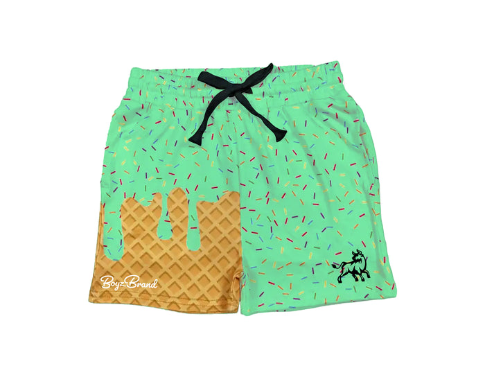 Sprinkle Shorts -  Mint Shorts Youth Unisex | The Boyz Brand