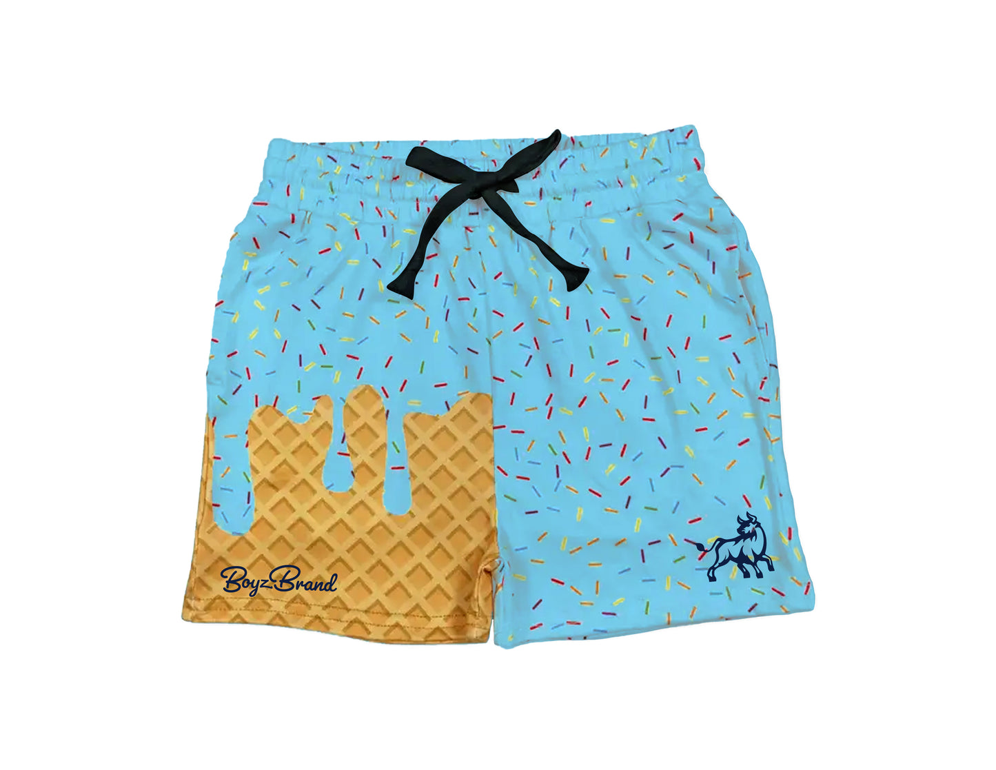 Sprinkle Shorts -  Powder Blue Shorts Youth Unisex | The Boyz Brand