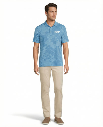 The Sip - Floral Performance Collard Tee Adult Unisex | SIP Boyz