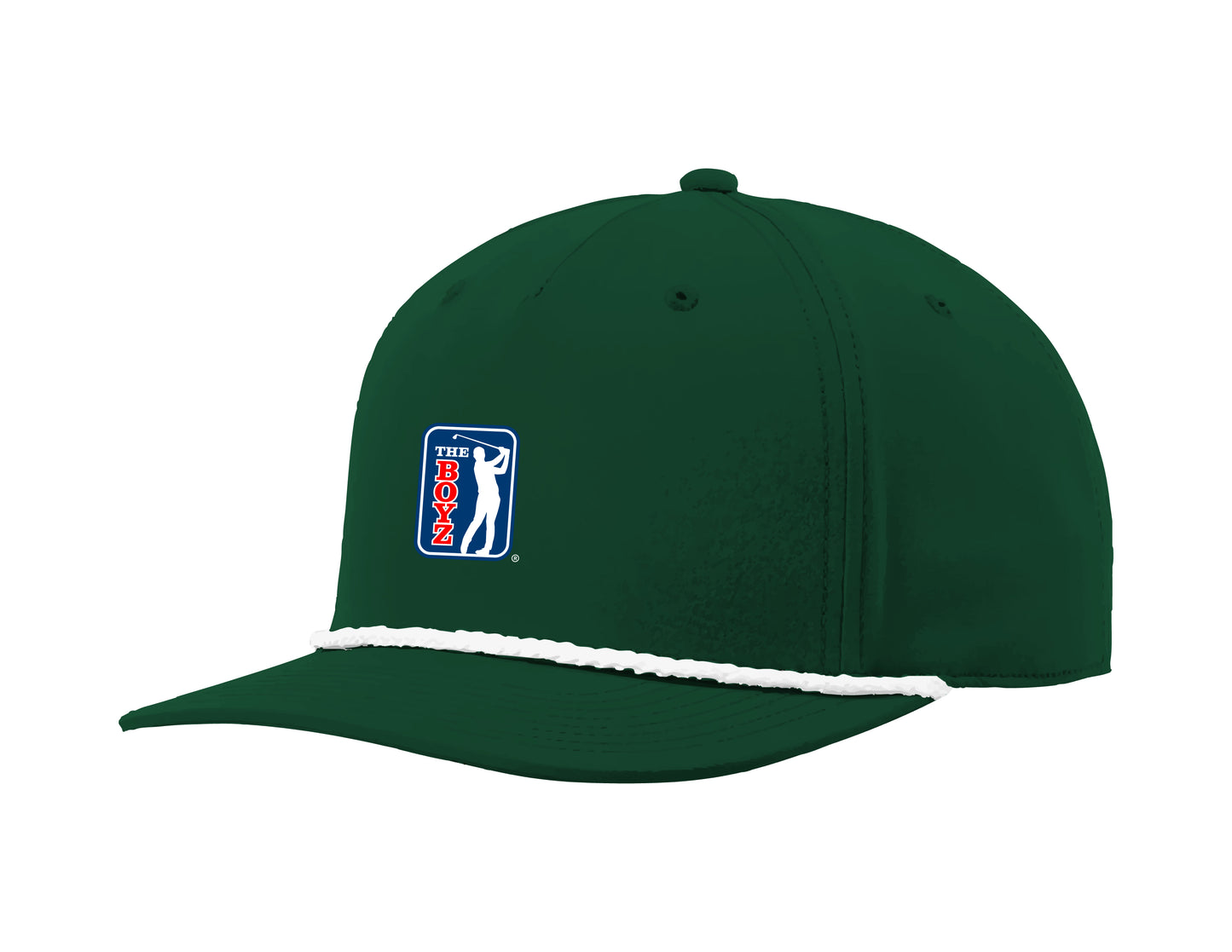 The Tour - Green Structured Rope Classic Snap Back Hat | The Boyz