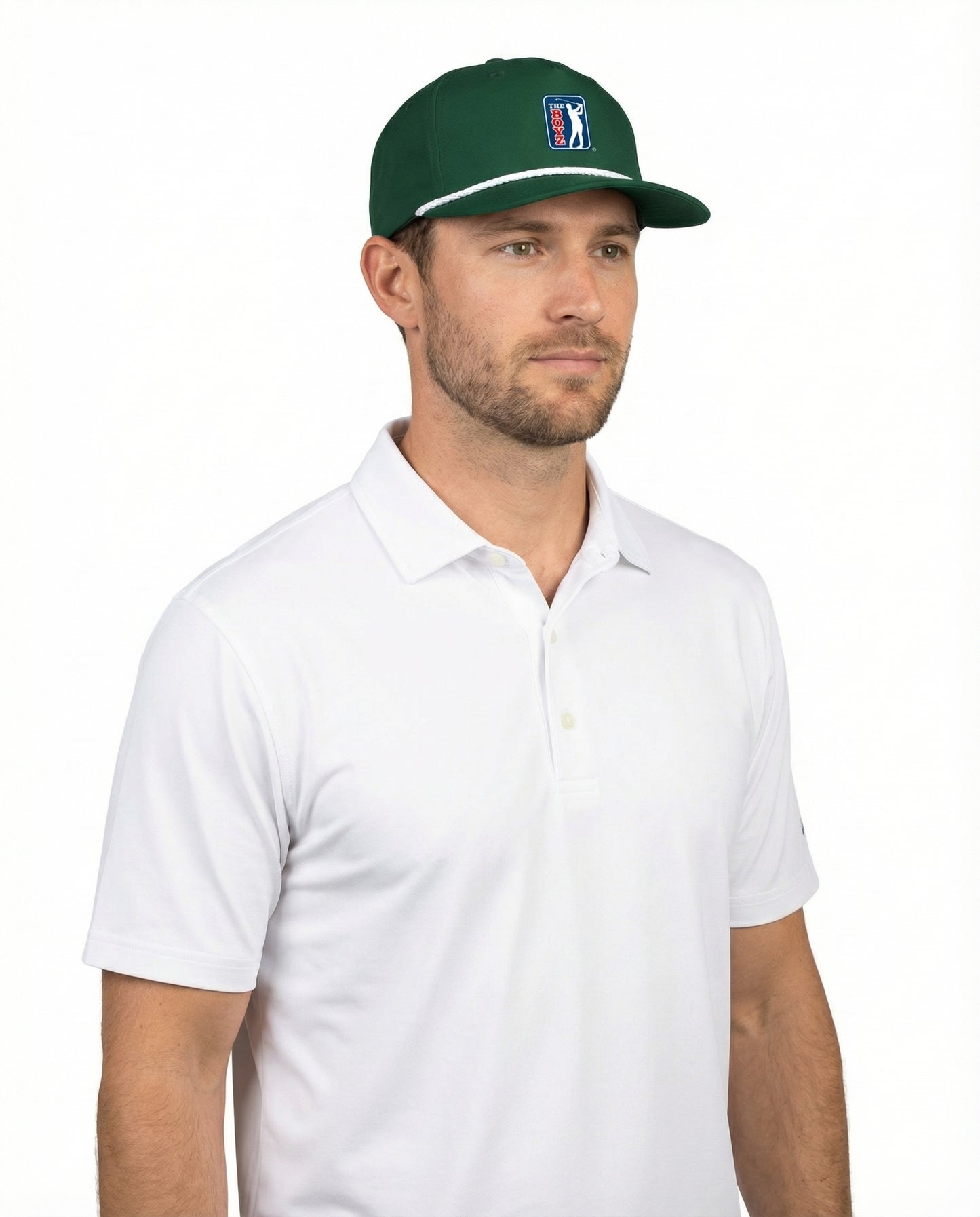 The Tour - Green Structured Rope Classic Snap Back Hat | The Boyz