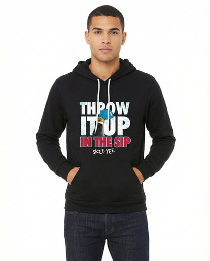 Throw It Up - Black Graphic Hoodie Adult Unisex | SIP Boyz