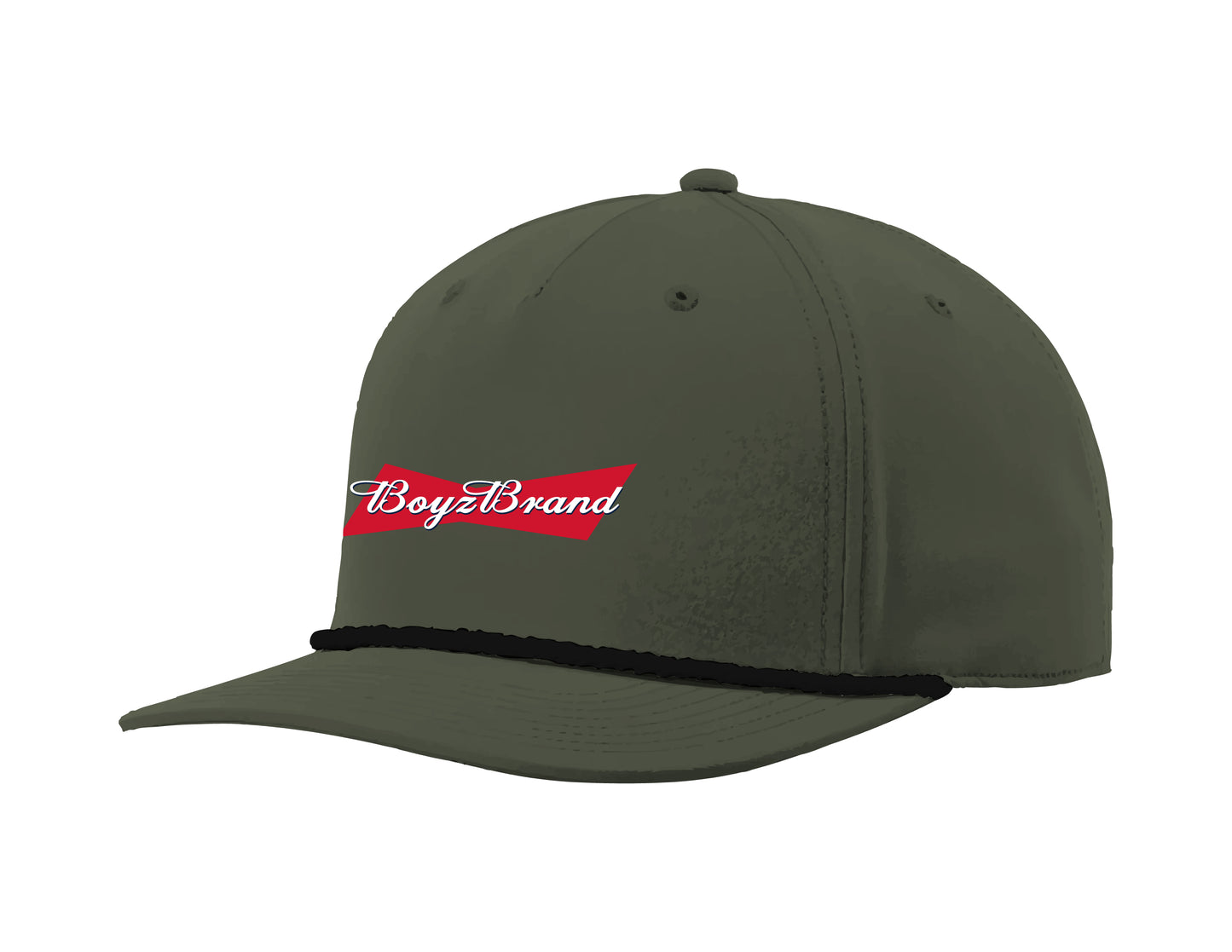 Boyz Brand - Green Structured Rope Classic Snap Back Hat | The Boyz Brand