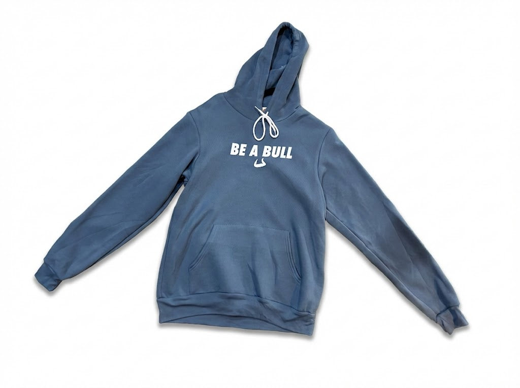 be a bull -  Dusty Blue Graphic Hoodie Unisex | SIP Boyz