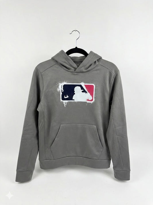 Bull Baseball -  Grey Graphic  Hoodie Youth Unisex | SIP Boyz