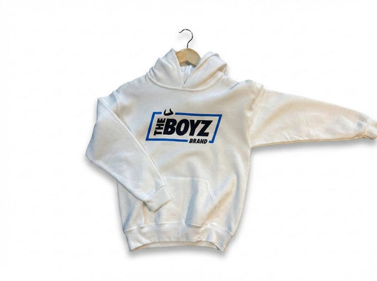 The Boyz Brand - White Graphic Hoodie Youth Unisex | The Boyz Brand
