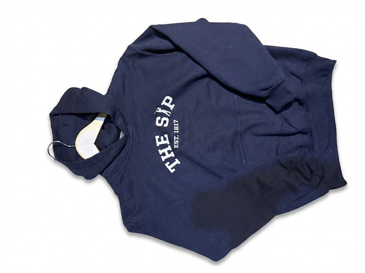 The Sip EST 1817- Navy Graphic Youth Hoodie Unisex