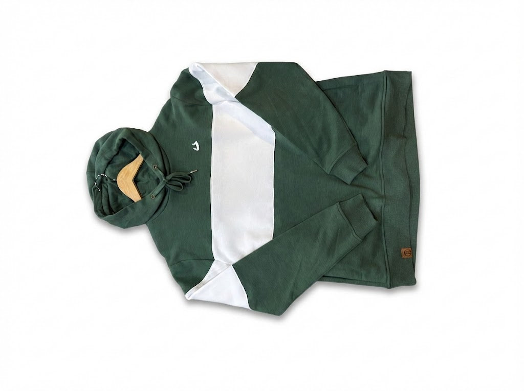 Bull- Green and White Graphic Hoodie Unisex | SIP Boyz