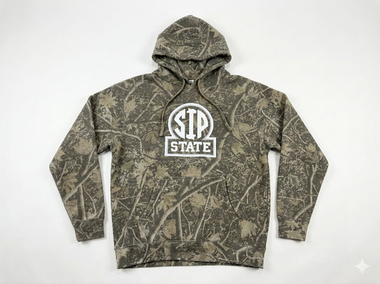 SIP State- Camo Graphic Hoodie Youth Unisex | The Boyz Brand