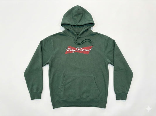 Boyz Brand - Forest Green Graphic Hoodie Adult Unisex | SIP Boyz